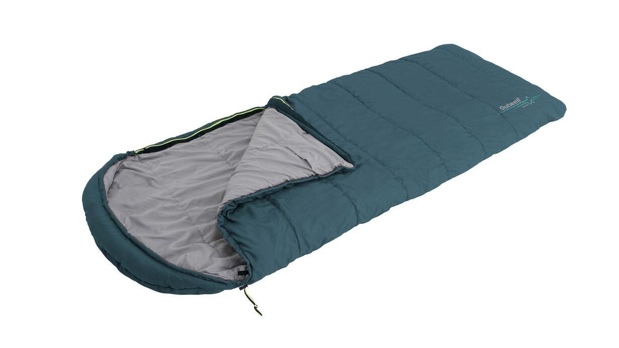 Saco Outwell Campion Lux Teal De Dormir Rectangular Poliéster Verde Azulado