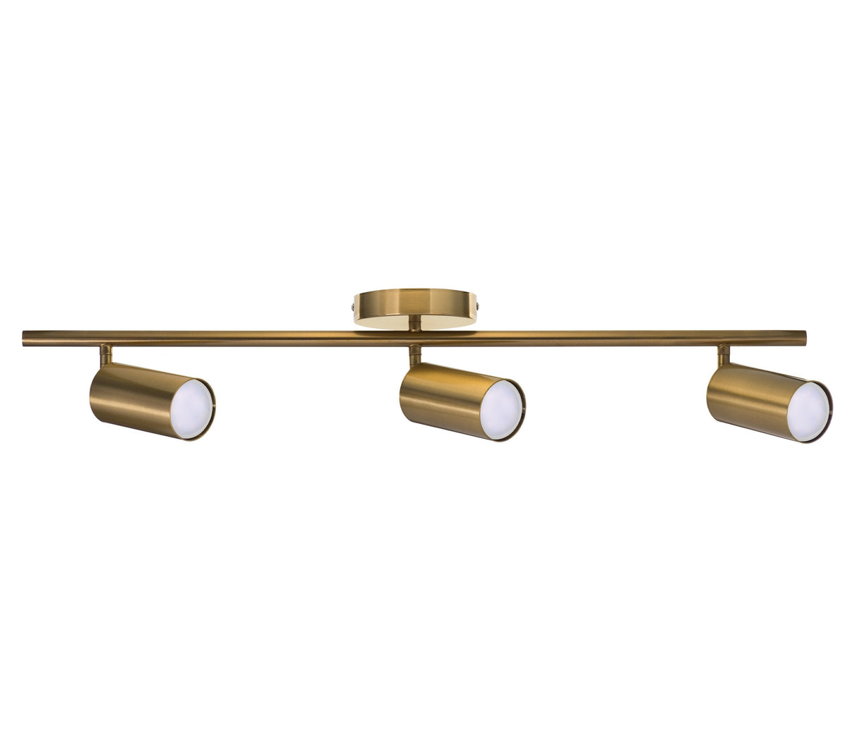 Aplique Triple 3x40w Dorado Activejet Spectra Strip Reflector Gu10 Para El Salón