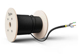 Bobina Cat 7a S-Ftp 1000m Exterior Negro,  Awg22/1,  Lszh, Dca, Pe, Poe, Poe+, 4ppoe Digitus