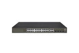 Levelone Switch 24x Ge Ges-2128 4xge 4xgsfp 19"