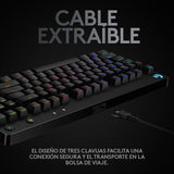 Teclado Español Logitech G Pro Gaming Usb Negro 920-010593
