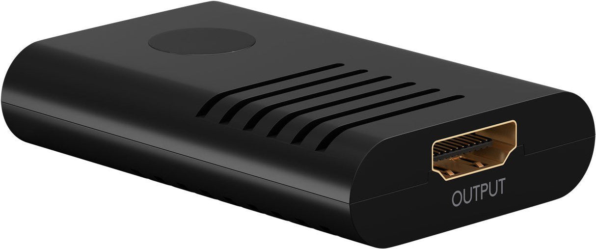 Amplificador De Señal Hdmi 4k A 60 Hz De Goobay, Extensión Hdmi Negra 58492