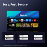 Hisense 43e77q Pro (108 Cm (43 Zoll), Negro, Ultrahd/4k, Tripple Tuner, Usb Recording, Time Shift, 144hz Panel) 43e77q Pro