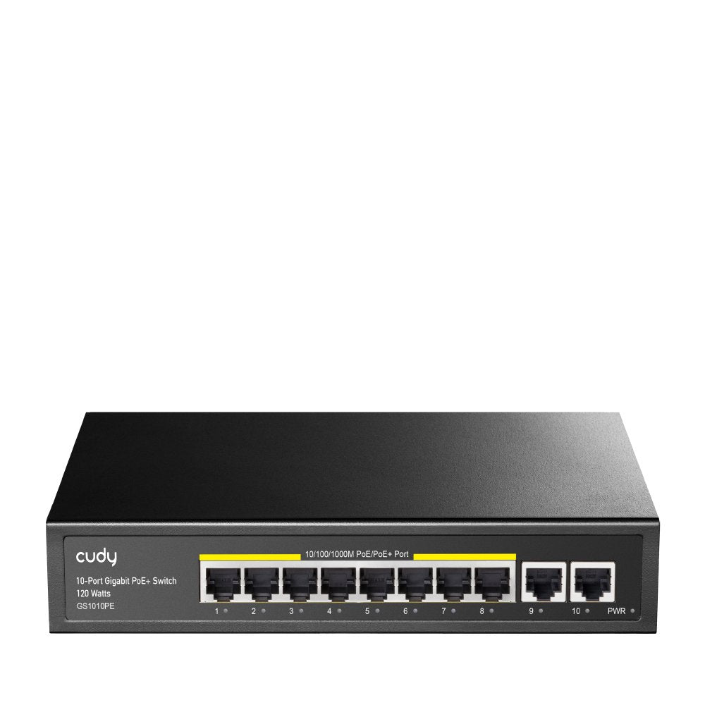 EAN 6971690791421 - Cudy GS1010PE switch Gigabit Ethernet (10/100/1000) Energía sobre Ethernet (PoE) Negro imagen 1