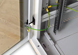 Rack Cabinet Triton  Rza-42-A88-Cax-A1 (42u; 19''; 1970 Mm / 800 Mm / 800 Mm; Standing; Glass; 400 Kg; Light Gray Color)
