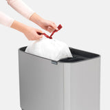Brabantia Bo Touch Bin Steel Matt Fpp, 11 + 23 L