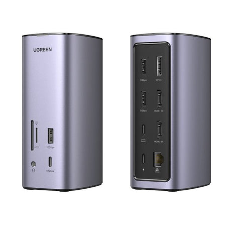 EAN 6957303893256 - Ugreen USB-C Docking Station 12-in-1 Alámbrico Plata imagen 1