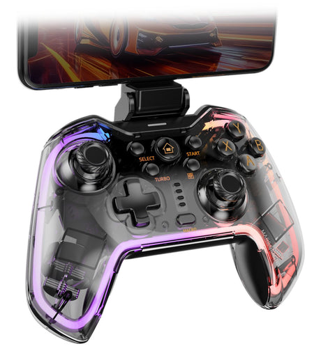 EAN 8435693109709 - Mars Gaming MGP-BT2 Negro, Transparente Bluetooth/USB Gamepad Analógico/Digital Android, Nintendo Switch, imagen 6