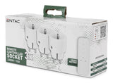 Entac Ir Meckdoseadaptador Ferngemeuert, 3er Set Blanco