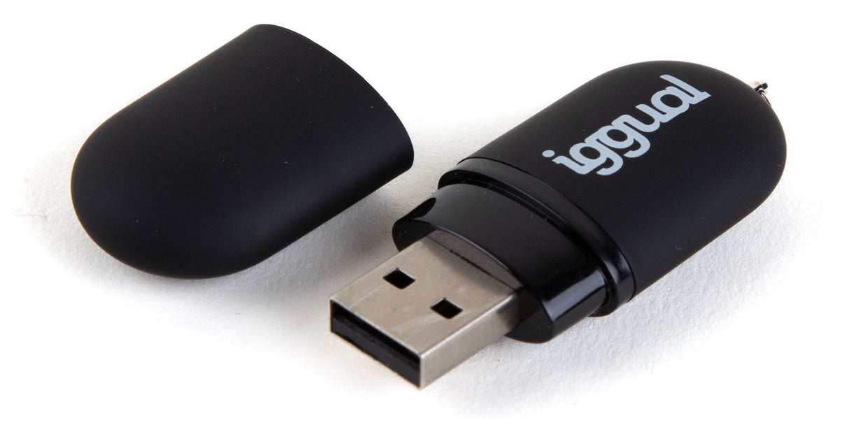 Iggual Lápiz Usb 2.0 16gb Pen16 Negro