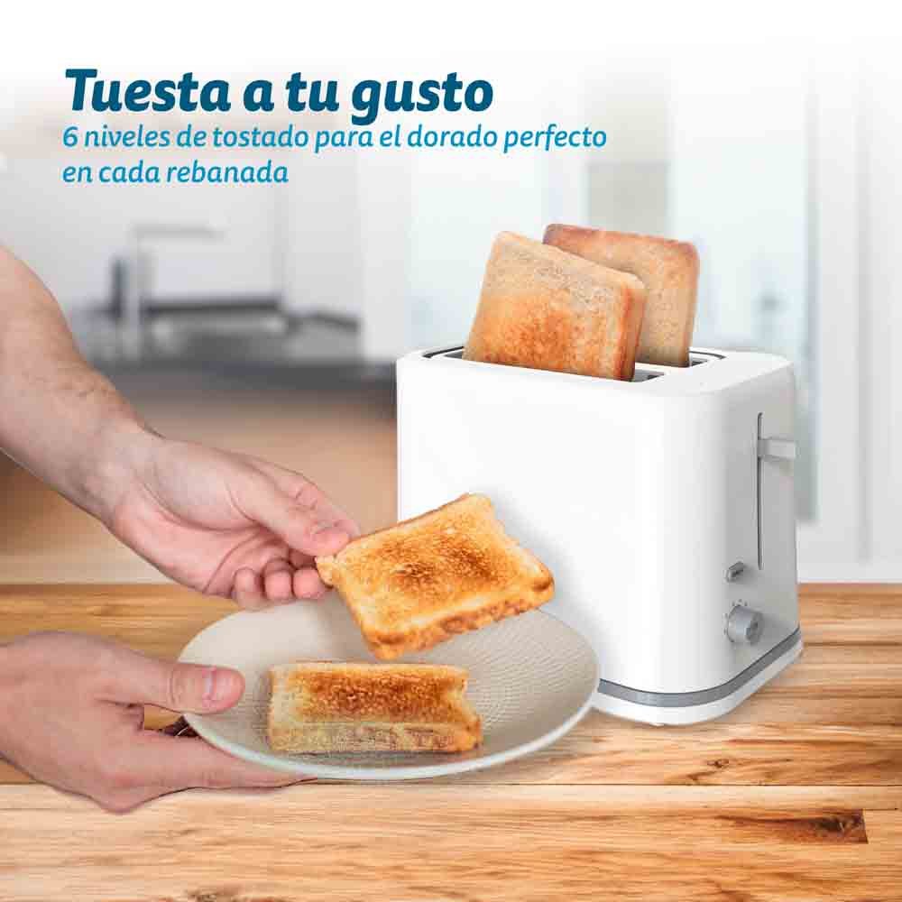 Tostador  Grunkel Pan Molde, Doble Ranura, Con 6 Niveles Tostado