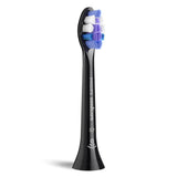 Philips Hx6056 88 Sonicare Sensitive Replaceable Toothbrush Heads, Black, 6 Pcs