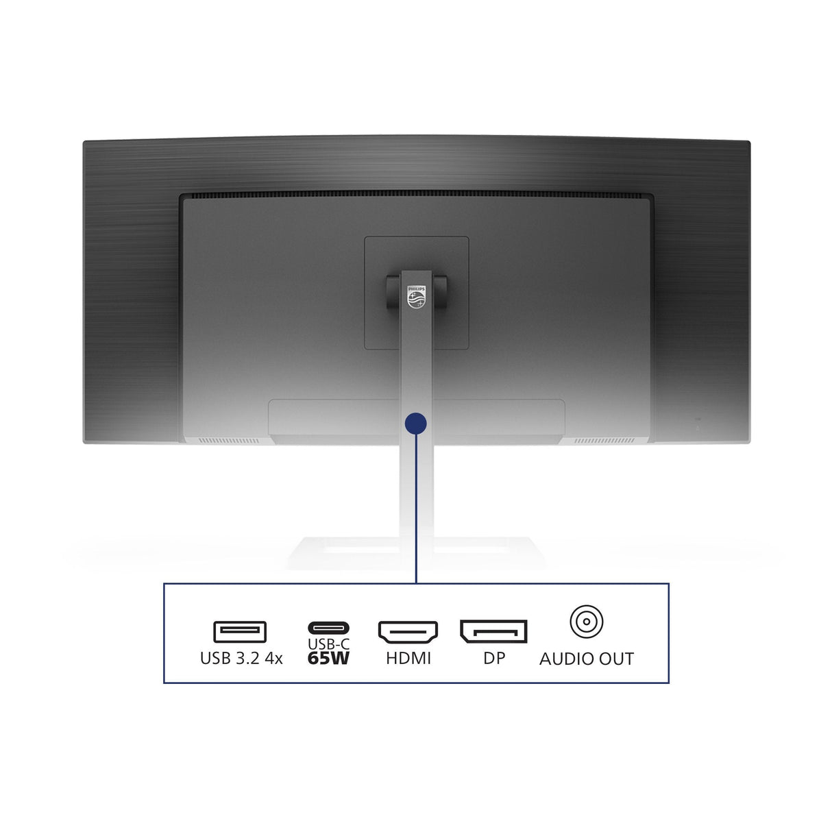 Monitor Philips 346e2cuae/00 Monitor 34" Va Wled 3440x1440 Hdmi/Dp Curved