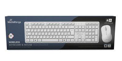 EAN 4260664878810 - MediaRange MROS278 teclado Ratón incluido Hogar / Oficina USB QWERTZ Alemán Blanco imagen 2