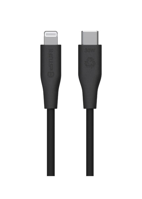 EAN 5715328158177 - eSTUFF ES602180-BULK cable de conector Lightning 1 m Negro imagen 3