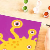 Pintura De Ravensburger Para Números - Monster Amarillo 23631