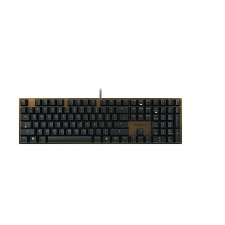 EAN 4025112107566 - CHERRY KC 200 MX teclado Universal USB QWERTY Inglés Negro, Bronce imagen 1
