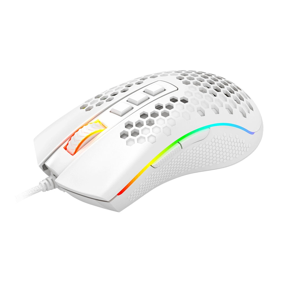 Redragon Storm Ratón Gaming Rgb Blanco