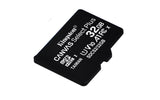 Micro Sd Kingston 32gb Sdxc Canvas Select + Adaptador Sd  Sdcs2/32gb