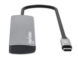 EAN 766623190459 - Manhattan 190459 base para portátil y replicador de puertos Alámbrico USB 3.2 Gen 1 (3.1 Gen 1) Type-C Gri imagen 10
