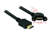 Delock Cable Hdmi A Macho > Hdmi A Hembra Para Instalación 110° Angular 1 M