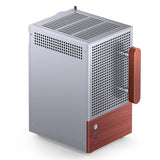 Jonsbo T6 Pc Carcasa, Mini-Tower, Mini-Itx, Tempered Glass, Madera - Plateado