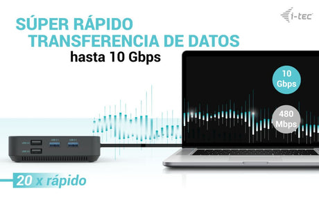 EAN 8595611706134 - i-tec C31TRI4KDPDPRO100 base para portátil y replicador de puertos Alámbrico USB 3.2 Gen 1 (3.1 Gen 1) Ty imagen 10