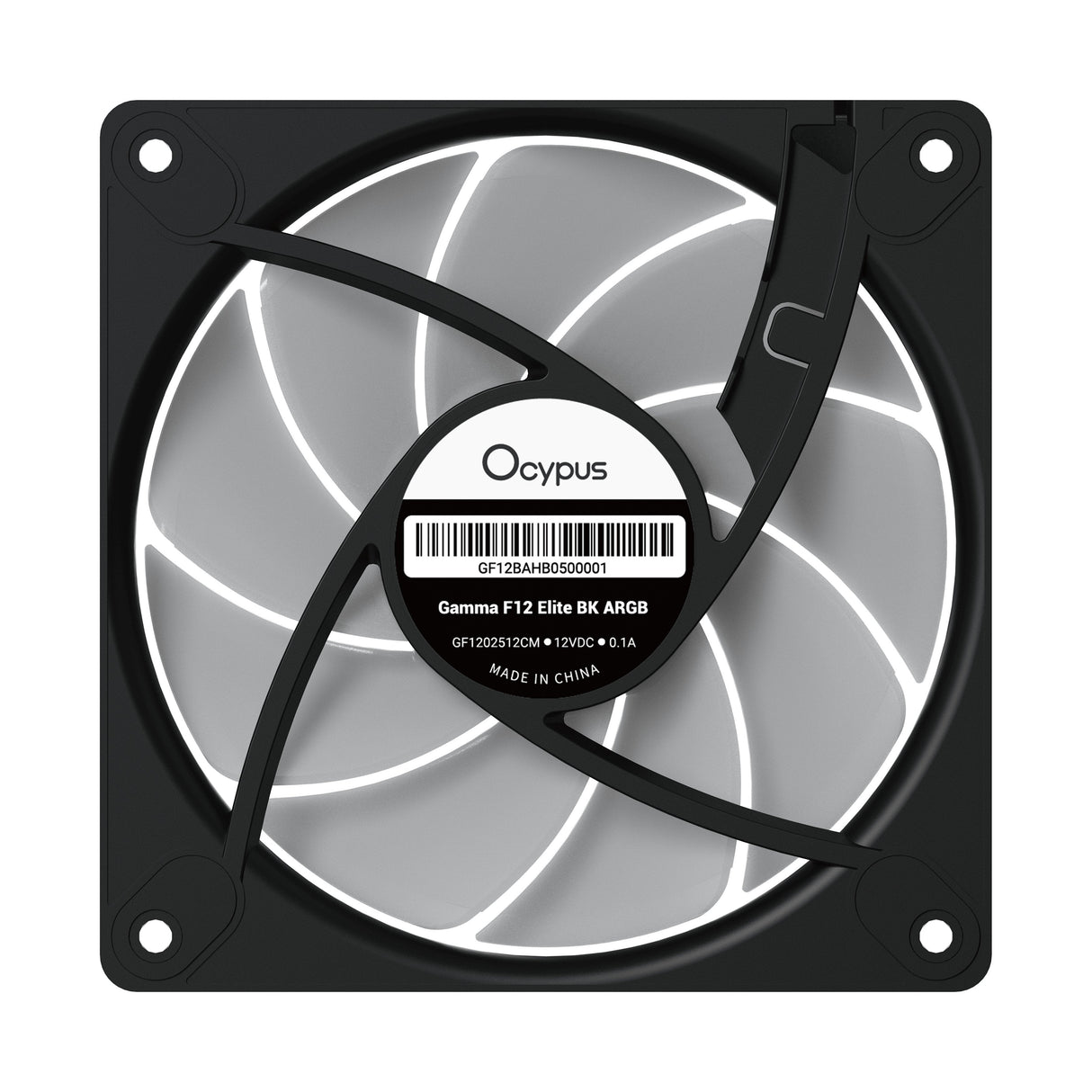 Ocypus Gamma F12 Elite Argb (Negro, Pack De 3, 120 Mm) Gamma-F12-Bk3am00e-Gl