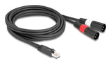 Delock Adaptercable Rj45 Stecker Zu 2 X Xlr 3 Pin Stecker Schwarz 2 M