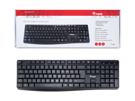 EAN 4015867230510 - Equip 245215 teclado Oficina USB QWERTY Inglés de EE. UU. Negro imagen 6