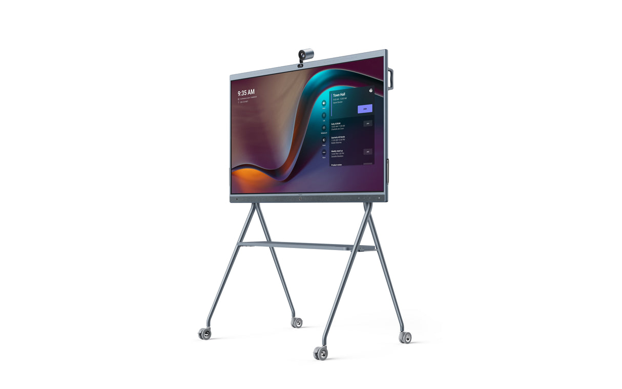 Yealink Meetingboard Panel Plano Interactivo 165,1 Cm (65") Led Wifi 4k Ultra Hd Negro Pantalla Táctil Procesador Incorporado Android 10