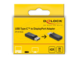 Delock Usb Type-C Zu Displayport Adapter 8k Mit Hdr Und Hdcp Unterstützung