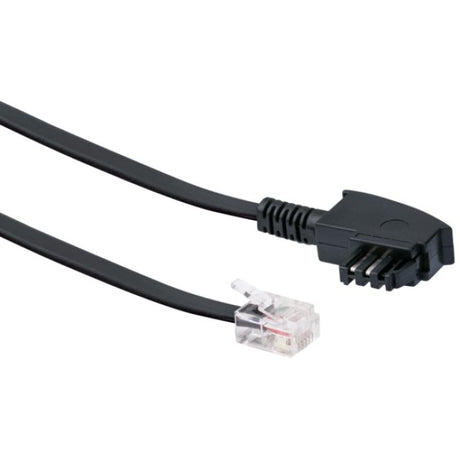 EAN 4004005504347 - Schwaiger 6.0m RJ-12 - TAE-F 6 m Negro imagen 1