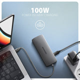 EAN 8595247907523 - Axagon HMC-8HLSA base para portátil y replicador de puertos Alámbrico USB 3.2 Gen 1 (3.1 Gen 1) Type-C Gr imagen 5