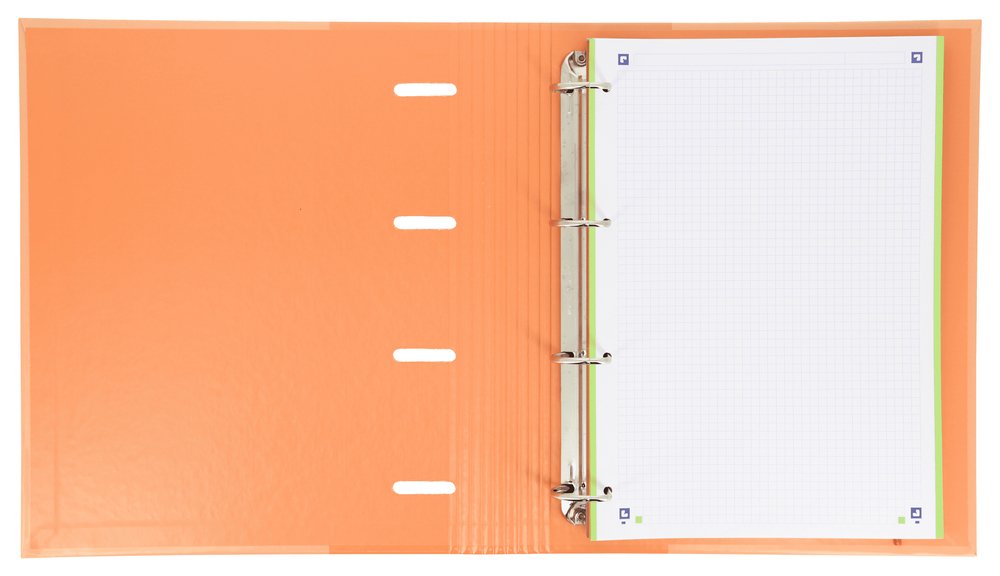Oxford Carpeta De Anillas 4 X 35mm Europeanbinder C/Recambio 100h A4+ 5x5 Cierre C/Goma C/Surtidos
