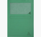 Exacompta Subcarpeta A4 Forever Con Ventana Verde 120gr -100u-