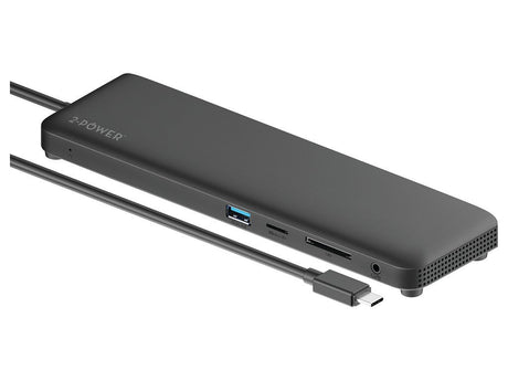 EAN 5055190142042 - 2-Power DOC0118A base para portátil y replicador de puertos Negro imagen 1