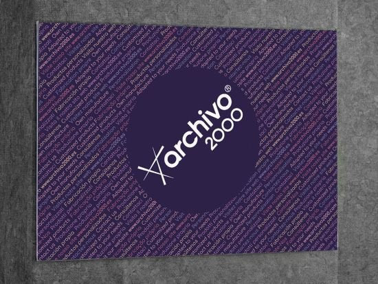 Archivo 2000 Expositor Mural Archivo 2000 "Premium" Con Adhesivo Din A3 Horizontal Espesor 3 Mm 420x300 Mm