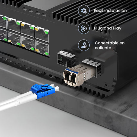 EAN 5906168633188 - Extralink SFP28 25G 2-Pack | SFP28 Module | 25Gbps, LC/UPC Duplex, 1310nm, 10km, single mode, DOM red mod imagen 6