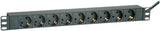 48,26cm 19pulgadas Regleta De Enchufes 9vías Negro 2m