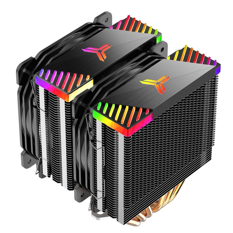K Jonsbo Cr-2000 Gt Cpu Disipador Dual Tower, Argb - 2x 120mm, Negro