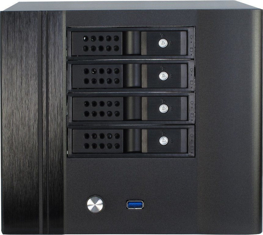 Caja Pc Inter-Tech Mini Itx Ipc Sc-4004 Usb Negra