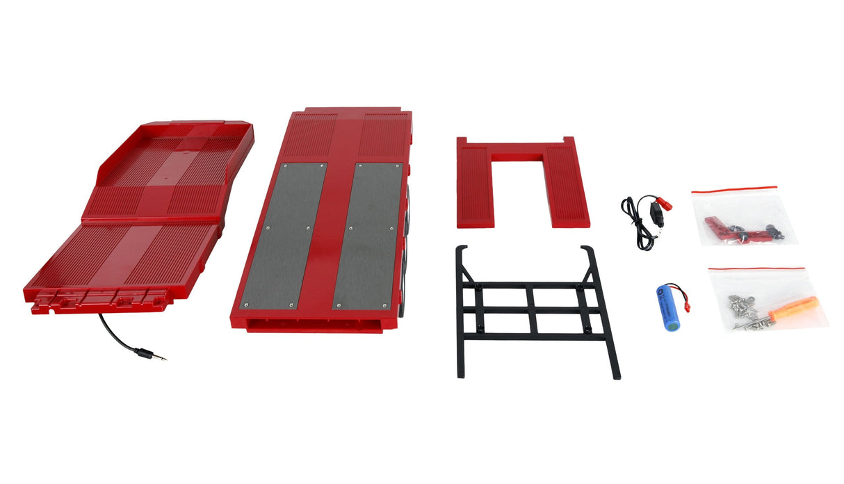 Amewi Tieflader-Sattelauflieger Dreiachse Scania 1:18 Rojo8+