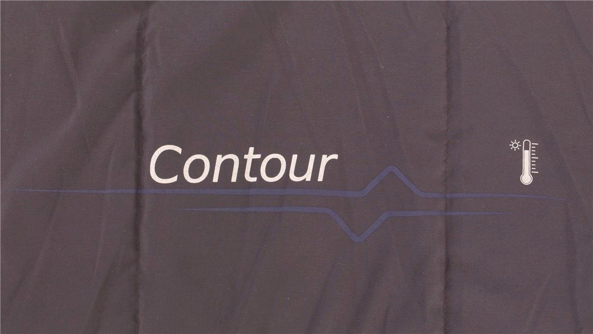 Outwell Contour Saco De Dormir Rectangular Poliéster Púrpura