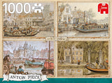 Jumbo Puzzle Anton Pieck, Barcos Por El Canal
