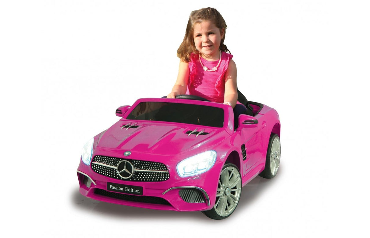 Jamara Ride-On Mercedes-Benz Sl 400, Vehículo Para Niños Rosa, 12v