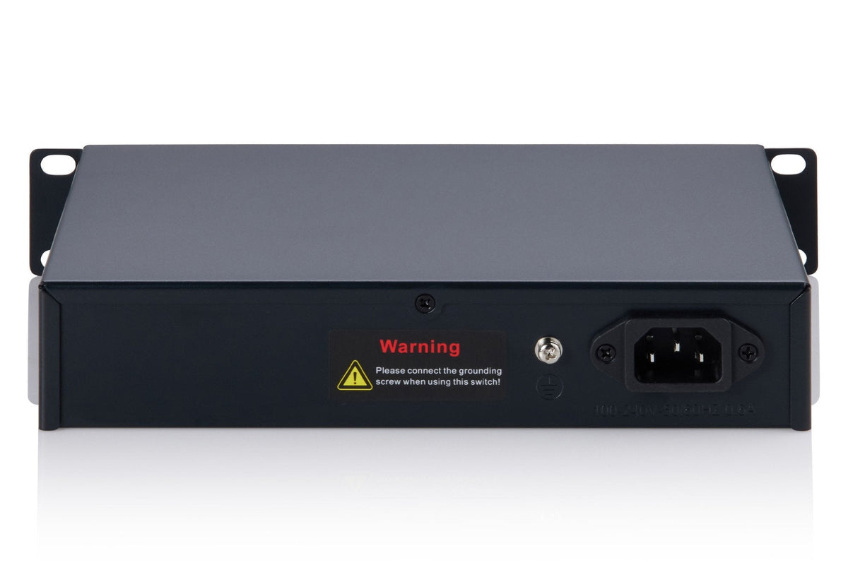 Digitus Switch 8-Port 10" Gigabit Unmanaged 80w Poe+ Negro