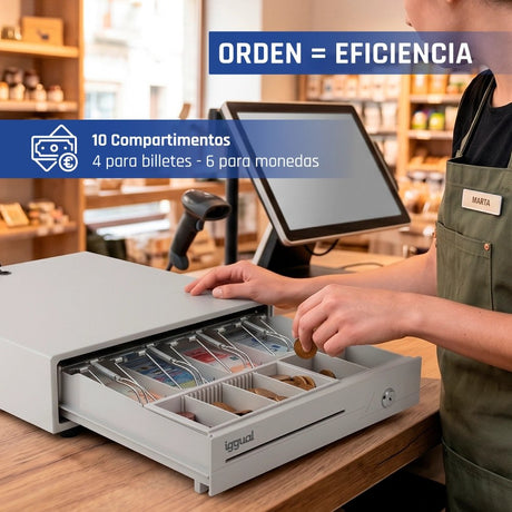 EAN 8435364315316 - iggual IRON-10W Cajón de efectivo electrónico imagen 12