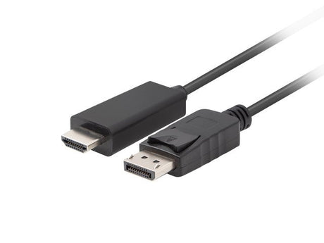 EAN 5901969438727 - Lanberg CA-DPHD-11CC-0030-BK cambiador de género para cable DisplayPort HDMI Negro imagen 2