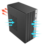 Coolbox Caja Microatx M870 Gpu Max 265mm Acero Resistente Spcc Integrado Puerto Usb-C Negra